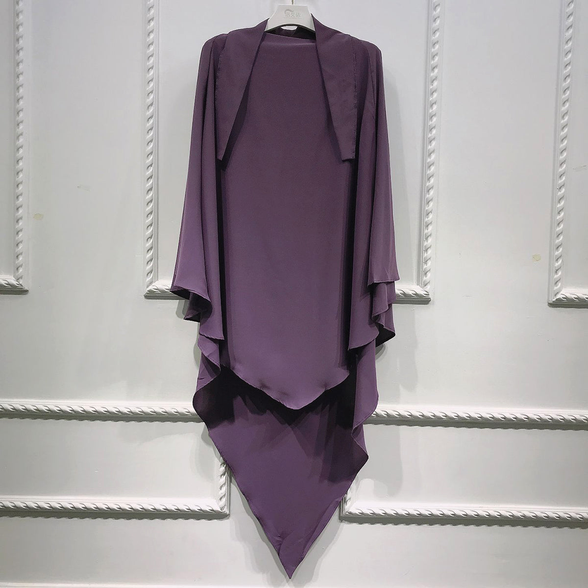 #901 khimar 1 layers khimar chiffon