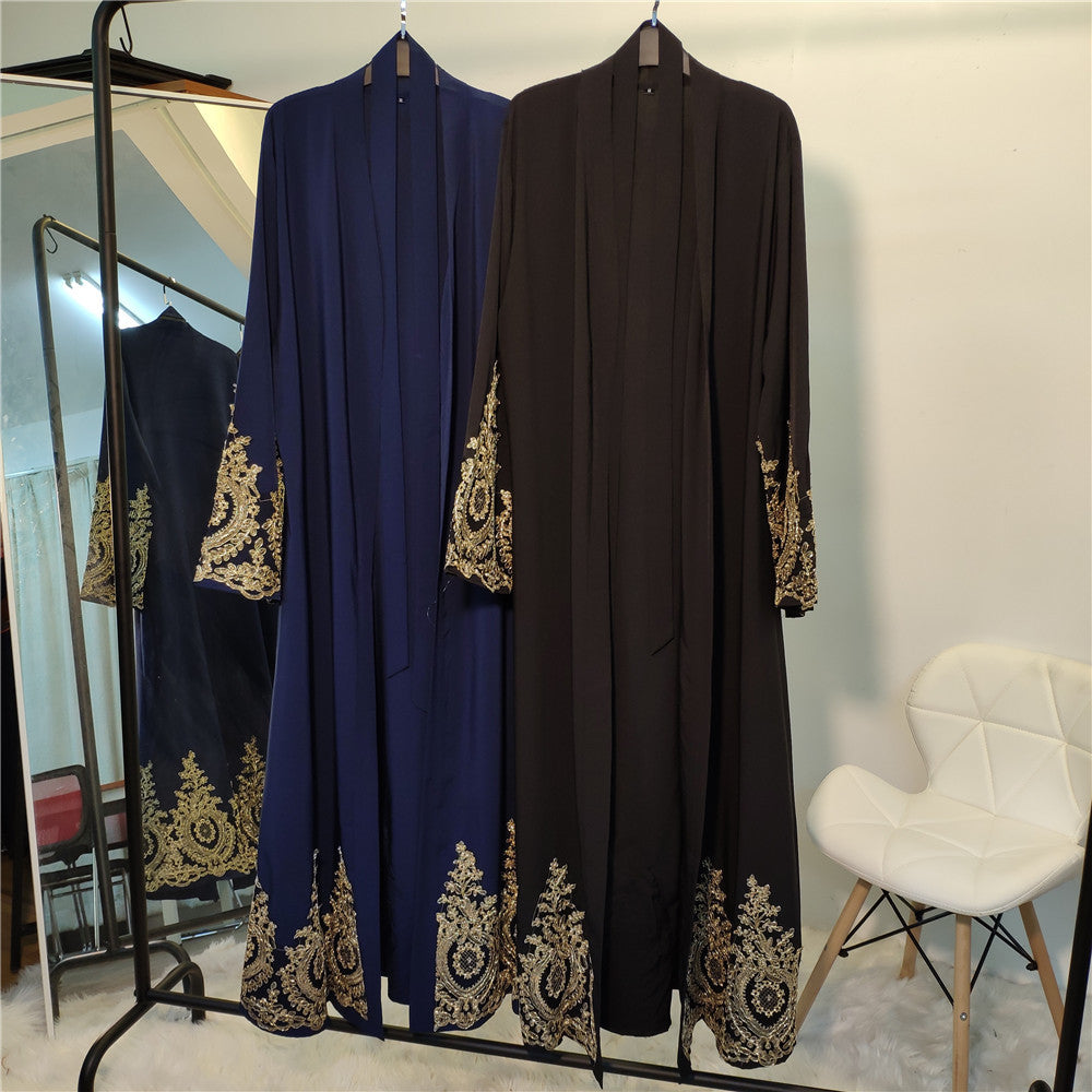 #1495 cardigan elegant long abaya