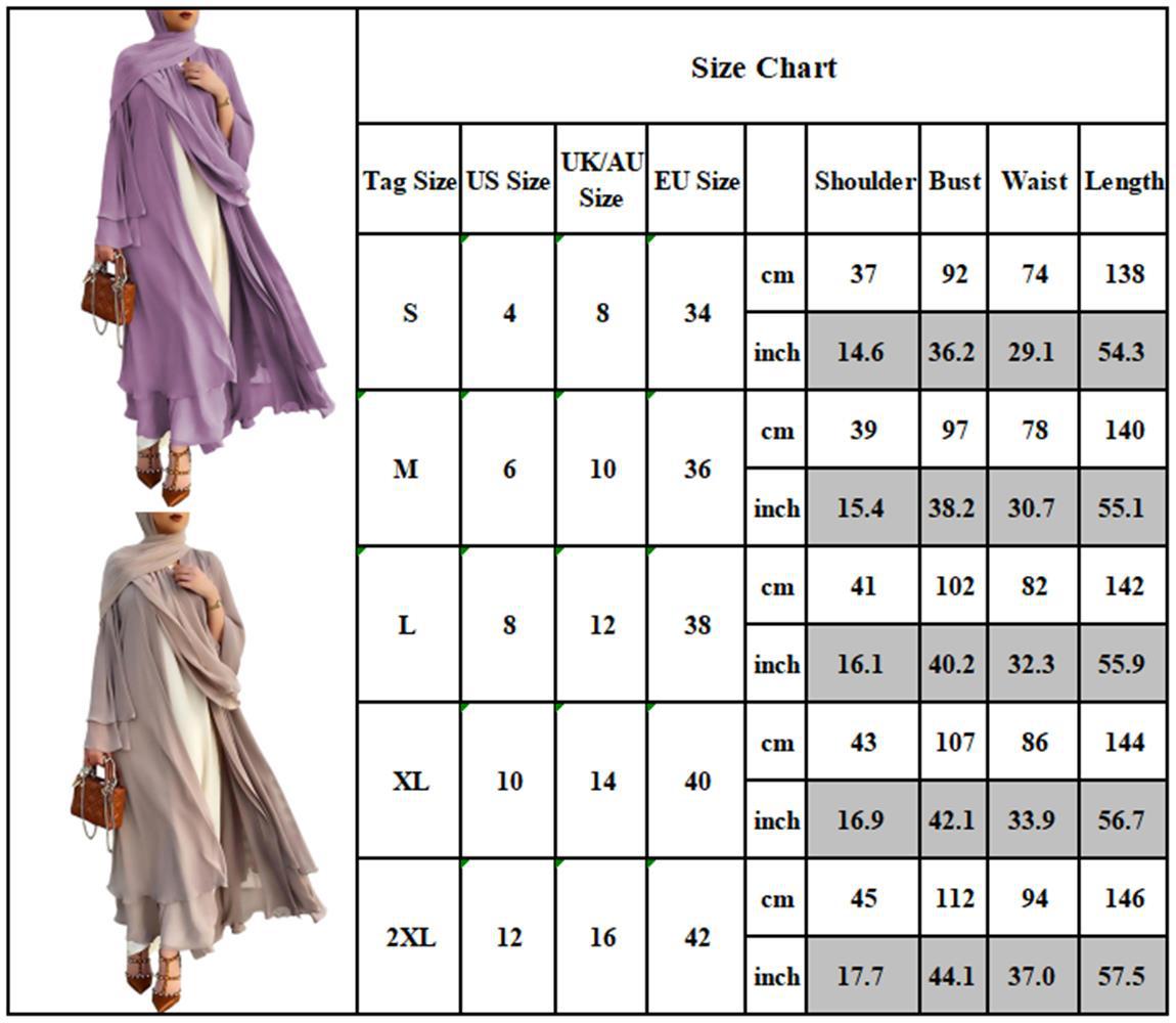 #414 open abaya lady's dress chiffon 9 colour