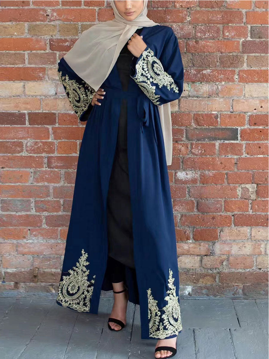 #1495 cardigan elegant long abaya