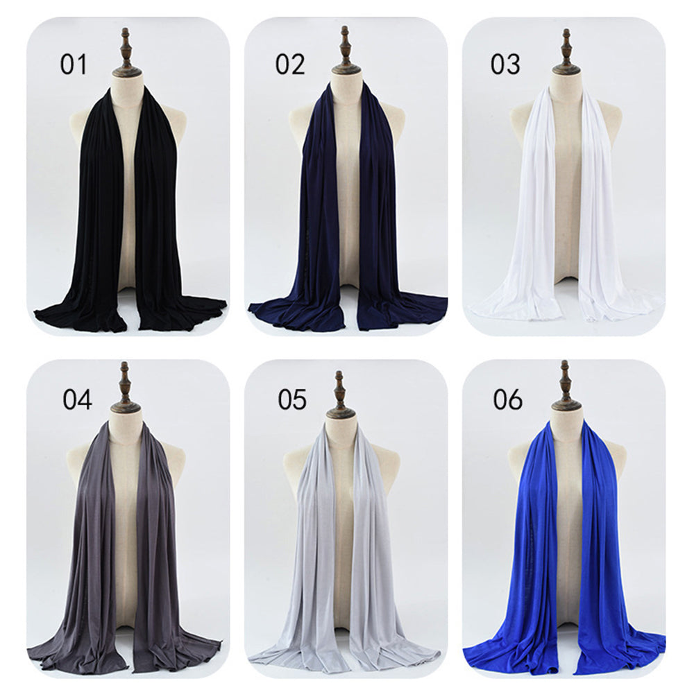 Jersey hijabs, soft lady jersey scafs