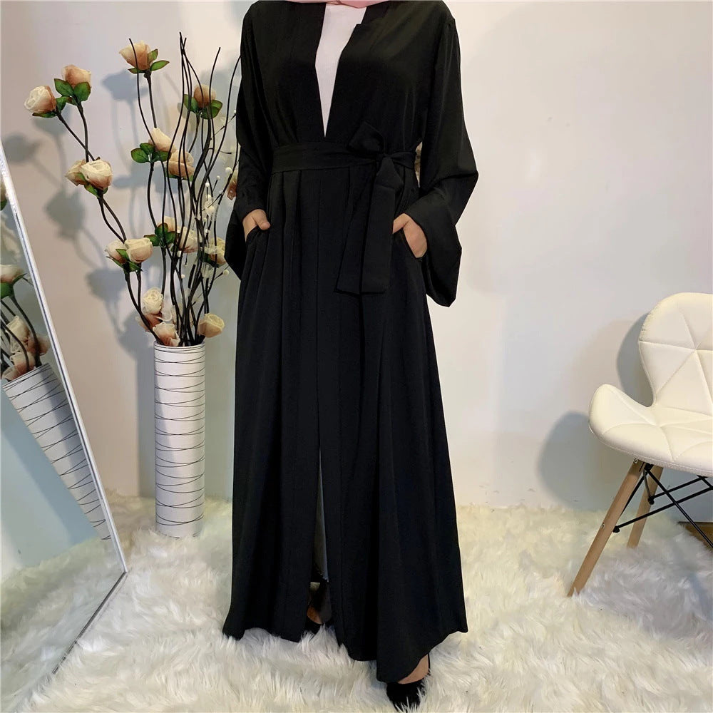 #1763 open abaya women lady dress