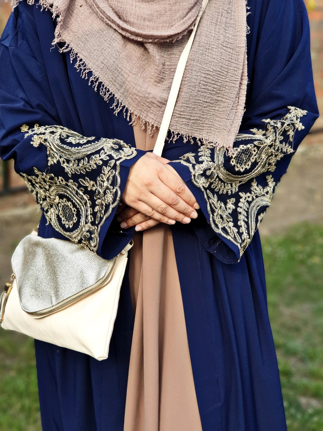 #1495 cardigan elegant long abaya