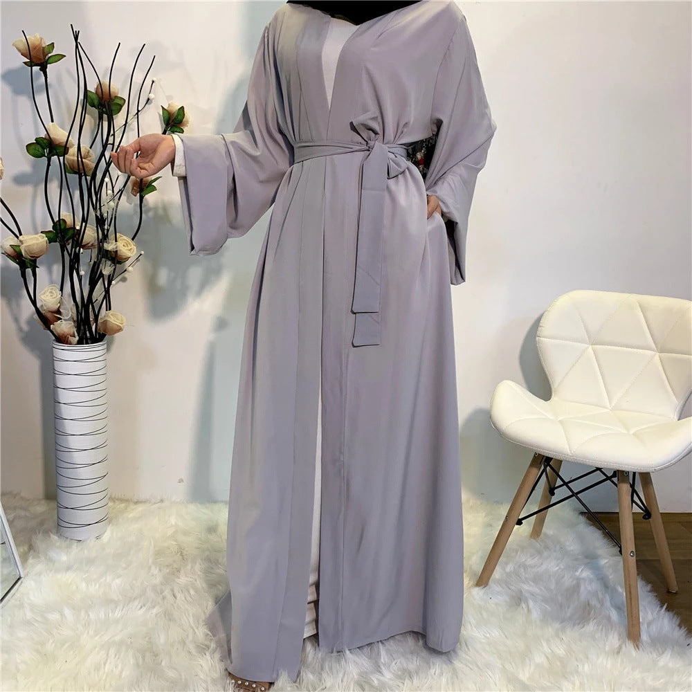 #1763 open abaya women lady dress